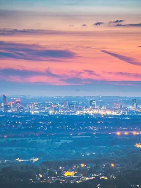 Manchester from Werneth Low